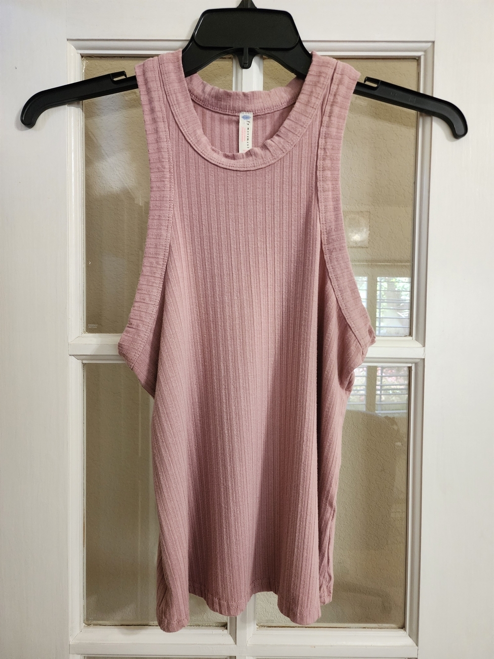 FP Movement Free People Ribbed Muscle Tank Blush Pink Medium